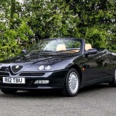 The Mercedes wasn’t the only low-mileage roadster to do well – this 1997 Alfa Romeo ‘916’ Spider boasted a hefty history file and just 6300 miles in its 27 years. It therefore sold way above the average for these cars, at £13,440.