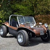Resplendent in metalflake brown, this 1968 Meyers Manx Beach Buggy evocation boasted a rebuilt 1641cc twin-port engine and wet weather hood. Imported from America in 2023 and fully UK-registered, it looked ready to hit the beach for the princely sum of £12,880.