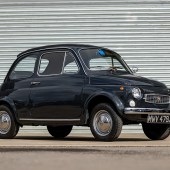 The distinctive Fiat 500 My Car was produced by Piedmontese coachbuilder Francis Lombardi between 1968 and 1971, and was commercially successful despite the increased price. A rare sight, especially in the UK, this 1971 example is temptingly offered with no reserve.