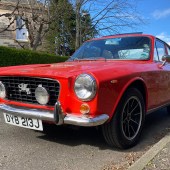 Packing a 3.0-litre Essex V6 behind its glassfibre body, this 1971 Gilbern Invader was first registered in Somerset and has an MoT until December for extra piece of mind. It looks smart in red and is estimated at £10,500-£12,500.