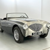 A rare example of the pre-3000 Big Healey, this 1955 Austin-Healey 100 is the sought-after BN2 model and sports tidy bodywork and a pleasingly patinated interior. It’s estimated at £18,000-£20,000.