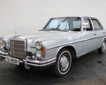 A South African import, this Mercedes 280SE hasn’t seen much use on British roads since coming here in 2021 and is guided at £11,000 –13,000.