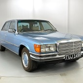 Supplied new to Hong Kong where it lived for 23 years before moving to Queensland, Australia until last year, this 1977 Mercedes W126 450SEL has travelled 15,000 miles on boats alongside its 70,000 miles on-road. Serviced at Mercedes dealers and specialists since new, it looks extremely tidy and is guided at £24,000-£26,000.