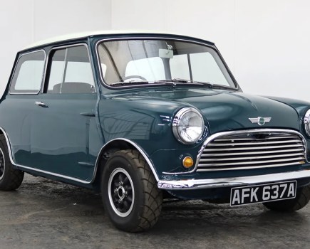 Fresh from a total nut-and-bolt rebuild by a retired Mini specialist, this 1963 Mini Cooper Mk1 sported a 1275cc engine and various Cooper S upgrades. Some photographs of the restoration and upgrade work went some way to earning it a £15,680 sale price.
