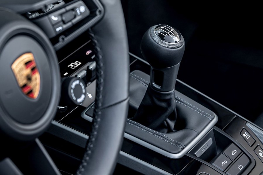 Porsche still offers a manual gearbox on many of its models, including the seven-speed item fitted to the 911