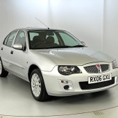 Although interesting for its unusually high specification that includes leather seats, electric sunroof and front foglights, this 2006 Rover 25 also stands out for being one of the very last cars built, as well as being seemingly immaculate on account of its 2400 indicated miles. Perfect for collectors, £5000-£7000 is its estimate.