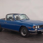 This 1977 Triumph Stag looked extremely tidy having spent most of its life in Spain. It included the original hardtop and a host of English and Spanish history, equating to a £12,657 sale price.
