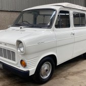 One of two Transits in the sale, this smart example is an original ‘Canterbury Savannah II’ camper van conversion based on a 1975 Mk1 Custom model with the 1.7-litre V4 petrol engine. It’s had just two owners and is estimated at £10,000–12,000.