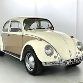 UK-supplied from new and first registered in Cumbria, this 1965 VW Beetle was fully restored 10 years ago, including a respray, a retrimmed interior and all the brightwork replaced or rechromed. It still looked fresh and sold just above the middle point of its guide for £9047