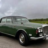 Deeply desirable in Larch Green Metallic over tan leather, this Bentley T1 still cuts a dash. Recommissioned and with a fresh MOT, it was secured for a very reasonable £15,833
