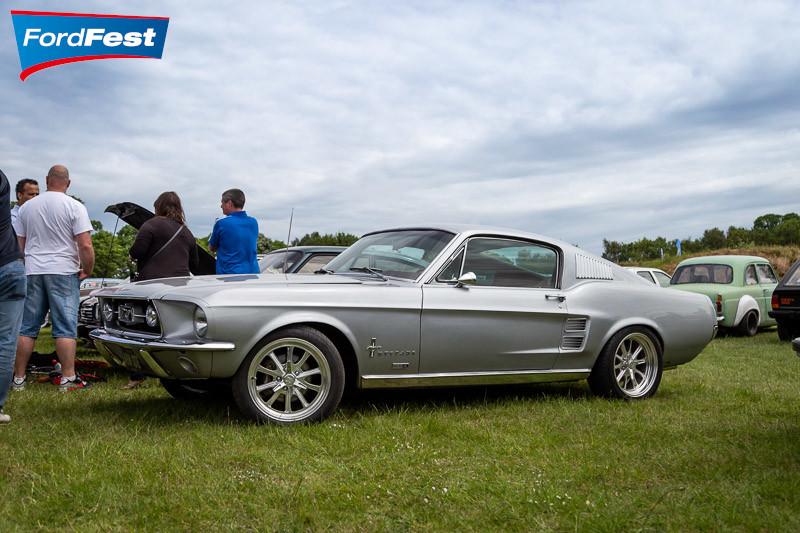 Ford Mustang on show at a Ford car show