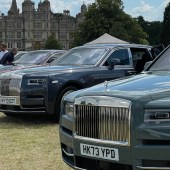 Rolls-Royce Motor Cars Ltd had its current line-up on display in front of the splendour of Burghley House