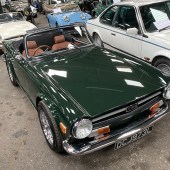 Heritage-bodied TR6 was an original UK-spec car, lovingly restored and boasting many performance and handling upgrades to justify the £36,000 sale price.