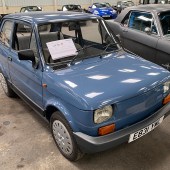 Rarer these days than the classic 500, this 54,000-mile Fiat 126 BIS made £4501 which looked like good value when a previous owner had spent over £3000 on restoration work.