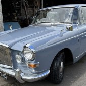 Unusual in its lovely light grey hue, this 1966 Vanden Plas Princess 4-Litre R looks smart with its light cream interior. Extremely clean underneath and sporting a new headlining and rear leaf springs, it includes lots of paperwork and carries a very reasonable £7000–8000 estimate.
