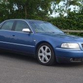 We love this 2001 Audi S8. A local car having been owned by father and daughter, it looks extremely smart and includes comprehensive Audi and specialist history, adding up to a £4000–5000 estimate.