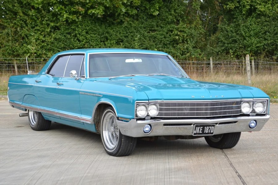 Unquestionably the biggest car in the sale is this 1966 Buick Electra 225 Custom. Imported in 2004, its 6.5-litre V8 is said to be a healthy – if slightly thirsty – specimen, and it could be on your driveway for an estimated £14,000-£16,000.