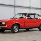 We saw this 20,441-mile Mk2 Ford Capri 1600 XL automatic in SWVA’s winter auction, but since then it’s been treated to a bare metal repaint in its original hue of Sebring Red and a full recommissioning. A real time warp, it’s guided at £10,600–12,600