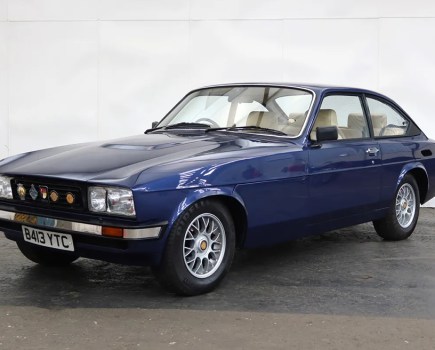 This 1985 Bristol Britannia was upgraded by the factory to the full turbocharged Brigand specification. A former concours winner, it’s estimated at £30,000-£35,000