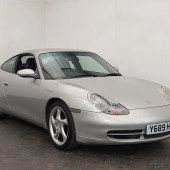Showing the value represented by the ‘996’ generation, this pre-facelift 911 Carrera 4 comes with sports silencers and a nice history for an estimated £12,000-£14,000