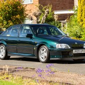 This 1992 Lotus Carlton received what is documented to be the last ever Lotus reworked 2969cc, 24-valve straight-six engine, supplied under warranty in 1996. It’s recently been treated to a full cosmetic restoration and carries a guide of £75,000-£90,000.