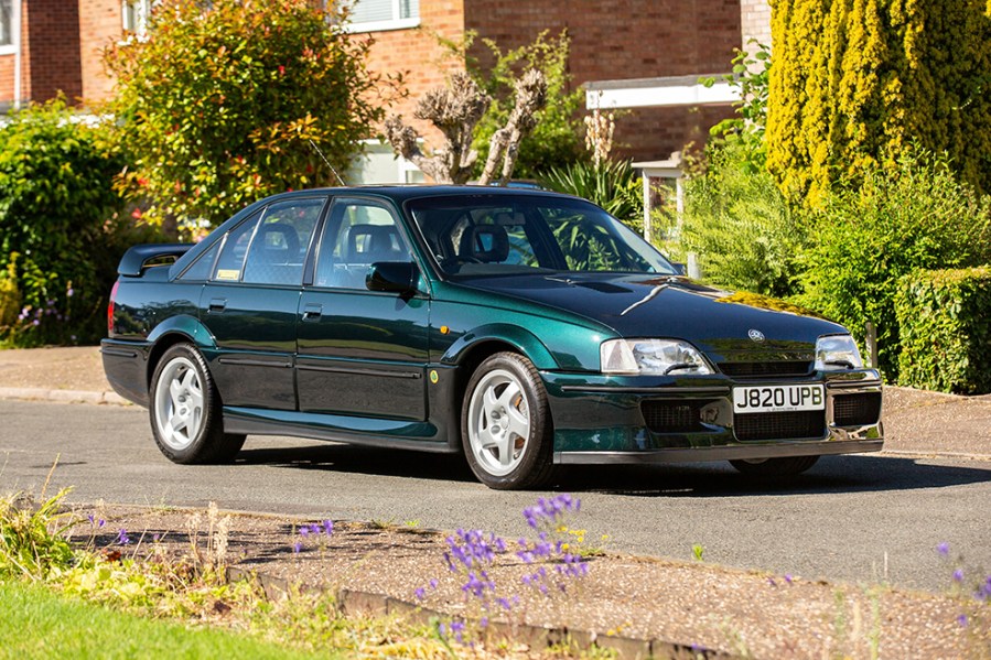 This 1992 Lotus Carlton received what is documented to be the last ever Lotus reworked 2969cc, 24-valve straight-six engine, supplied under warranty in 1996. It’s recently been treated to a full cosmetic restoration and carries a guide of £75,000-£90,000.