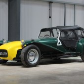 Resplendent in green with the trademark yellow nosecone, this 1962 Lotus Seven is one of just 1310 S2 cars produced. Once kept in a museum, it benefits from a recent new hood and carries a £20,000–22,000 estimate