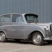 Famous for its curious mix of sharp and soft styling cues, the Triumph Mayflower is a real rarity nowadays. This 1953 example is a later car and looks well cared-for, making the £1500–2500 estimate look very attractive