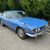 This 1973 Triumph Stag looked great in French Blue, but hadn’t been used since 2008. However, it had covered just 39,916 miles and looked to be in amazing original condition, making the hammer price of £11,000 look very attractive