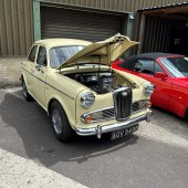 This 1964 Wolseley 1500 looked smart in pale yellow and sat on wire wheels. It was estimated at a modest £2300-£2500 but was sold for a hammer price of £3800 to a buyer from Devon who plans on using it as a daily driver