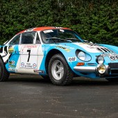 Believed to be the last Works car of 1973, this Alpine A110 has appeared for the first time since it was crashed in East Africa Safari Rally in 1975. Following a mechanical overhaul, structural restoration and replication of its original competition livery, it carries a £160,000–180,000 estimate