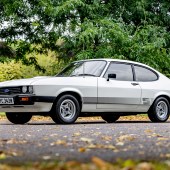 With just 63,000 miles to its name, this 1981 Ford Capri Mk3 3.0S looks to be in lovely condition and sports desirable ‘fishnet’ Recaros, trimmed in Carla with Savannah fabric surrounds. Benefitting from a recent thorough service and extensive gasket renewal, it’s ready to be used and carries a £17,000–23,000 guide