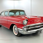 This 1957 Chevrolet Bel Air looks fantastic in white-over-red, comes from a long-term owner and appears to be in excellent condition both on top and underneath. It potentially offers a lot of cool for the money at an estimated £18,000–22,000