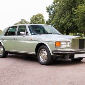 Ordered new by Mr A J Foster, then-CEO of B&Q, this 1983 Rolls-Royce Silver Spirit includes a bespoke rear TV/VHS player set-up that reportedly cost £7300 alone. Boasting a hefty history file – including a parking ticket Mr Foster received – it looks in fine fettle and is estimated at £12,000–17,000