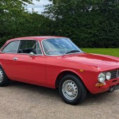 An original right-hand drive car, this well-travelled 1972 Alfa Romeo 2000 GT Veloce was supplied new to Kenya before being imported in 1990. Sensibly upgraded but seldom used, it sold for £30,132 against a £24,000–28,000 estimate