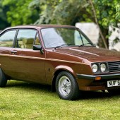 Formerly owned and uniquely specced with automatic transmission by Henry Ford II, this 1976 Ford Escort RS2000 cut a dash in Roman Bronze Metallic and sold for an impressive £59,063