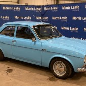 Owned by the vendor for 25 years, this 1973 Ford Escort Mexico has been fitted with a rally-spec reconditioned engine and has had its colour changed from the original white. Supposedly with extensive rallying history, it earns itself a £30,000–32,000 guide