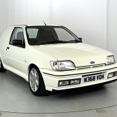 Sporting the RS1800 running gear and bodykit, this 1995 Ford Fiesta Van looked smart on RS seven-spoke alloys and even boasts the RS1800’s Recaro seats – it surpassed its estimate to fetch £4360