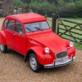 A Citroën 2CV is nothing unusual at a classic car auction, but this 1990 Special certainly is – with just 557 miles since new, this one-owner Deux Cheveaux is standard apart from electronic ignition and has been regularly run and mechanically maintained. It’s guided at £15,000–20,000