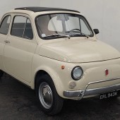 This charming 1971 Fiat 500 was recently fully restored, and the work looks to have been done to an excellent standard throughout. It carries a tempting £8000–9000 guide