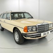 If your classic has to be practical, this 1982 Mercedes S123 200T should do the job. Boasting straight bodywork, original roof rails, a tidy interior and the rear jump-seat to take seating capacity to seven, it makes the perfect family-friendly classic and is guided at £6500–7500