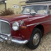 Another car offered due to lack of use is this Rover P5. The 1965 3-Litre Mk3 variant is finished in red with a red leather interior, and is said to run well. It’s estimated at a temptingly modest £6000–6500