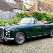 Surely one of the only examples for sale in the world right now, this stunning 1960 Alvis TD21 Drophead is fresh from a full restoration to the tune of over £50,000. Consider this car’s extensive history file and the quality of work carried out, and the £42,000–55,000 estimate looks rather good value