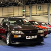 Sporty Ford models from the 80s and 90s sold very strongly, with multiple Escort generations, Sierra and even RS200 represented. Finished in rare Aubergine, this Escort RS Cosworth Lux sold for £70,875. A white Lux with just 2,221 miles wowed the crowd when the hammer dropped at £180,000 – that’s £207,000 including fees