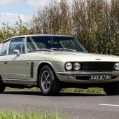 One of just 694 right-hand drive examples built, this 1970 Jensen Interceptor was ordered new by period actor, Robin Ellis. Benefitting from an extensive restoration in 2015 and still cutting a dash today, it sold for £28,028