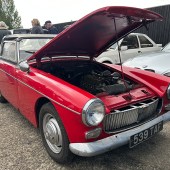 An early example dating from 1963, this Tartan Red MG Midget had been lady owned since 1966 and was being offered due to lack of recent use. Perfect as a winter project, it beat its modest £2000-£3000 to sell on the hammer for £3600