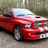 If you fancy a load-lugger but the Ital isn’t quite fast enough, this 2005 Dodge Ram SRT-10 might be for you. Powered by the 8.3-litre V10 from the Viper, this brutish pickup is the six-seater crew cab model, has just 50,000 miles on the clock and is guided at £16,000–20,000