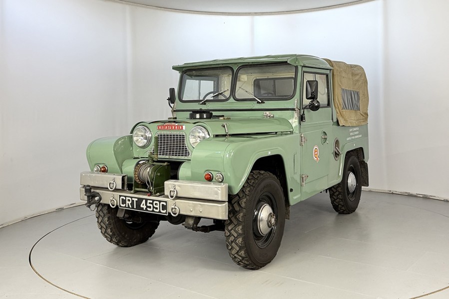 Not a Land Rover but its lesser-spotted rival, this 1965 Austin Gypsy presents extremely well following restoration in 2016 and boasts new all-round leaf springs and the famously tough 2.5-litre diesel engine fitted to the FX4 taxi. Complete with chunky history file, it’s guided at £8000–12,000