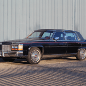 Few cars in this sale will turn heads like this vast 1989 Cadillac Brougham Sedan. Showing 38,000 miles and including its original Cadillac handbook, this imposing slice of American luxury carries a £5000–6000 estimate