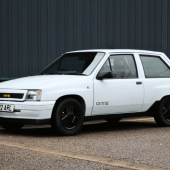 One of just 46 on the road, this 1989 Vauxhall Nova GTE looks a remarkably tidy example. Seemingly standard throughout and sporting an immaculate cloth interior, it earns a £5500–6500 guide